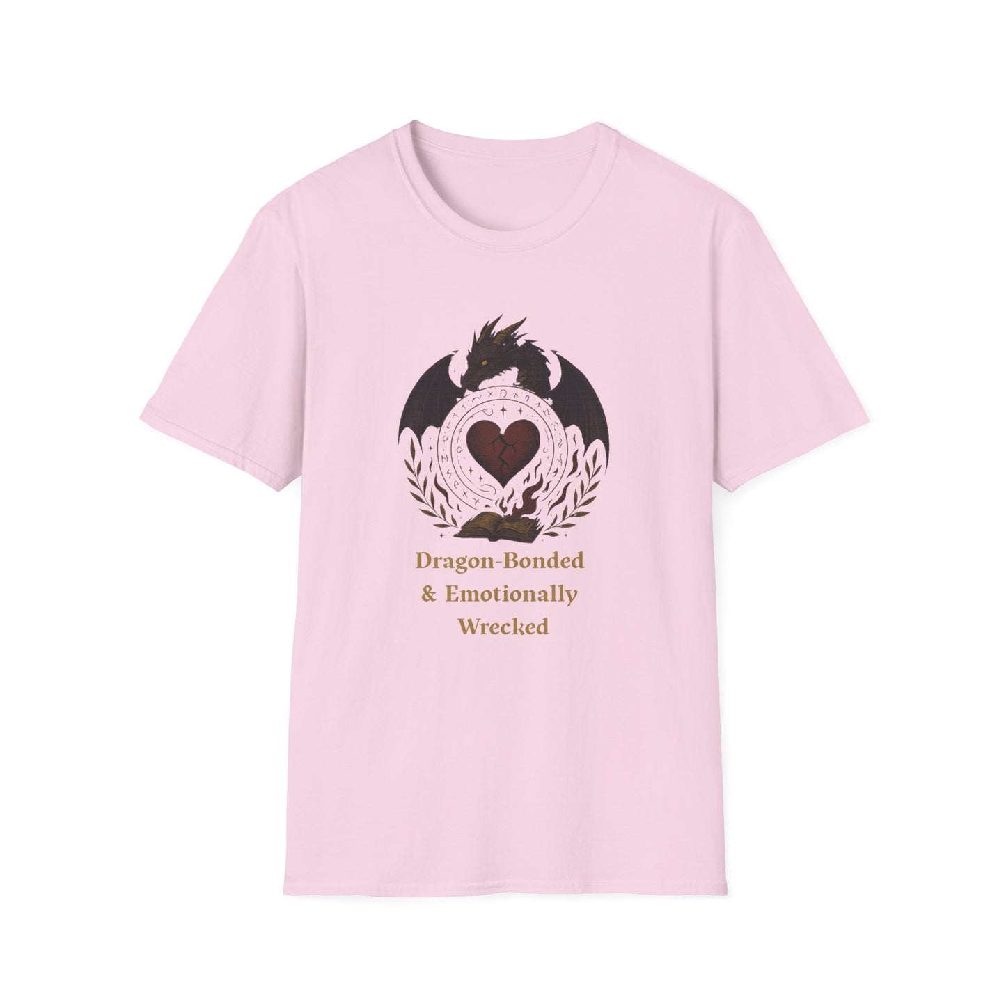 Romantasy Dragon Bonded and Emotionally Wrecked - T-Shirt