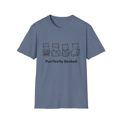 Purrfectly Booked, Cats - T-Shirt