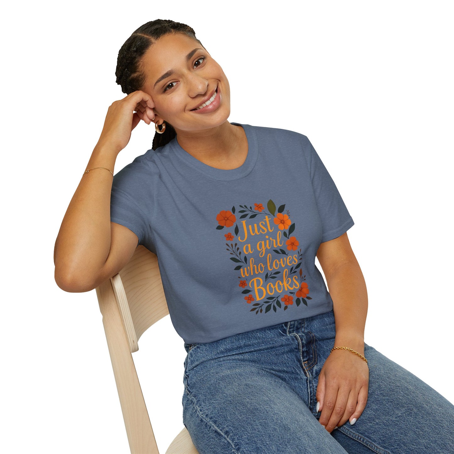 Just a Girl Who Loves Books - T-Shirt