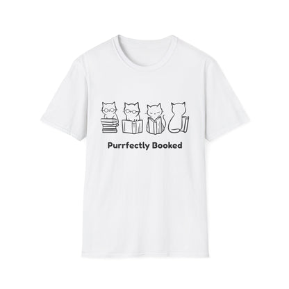 Purrfectly Booked, Cats - T-Shirt