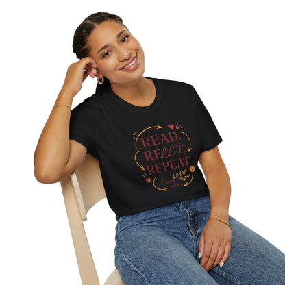 Read, React, Repeat - T-Shirt