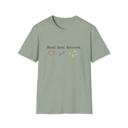 Mental Health, Read. Rest. Recover. - T-Shirt