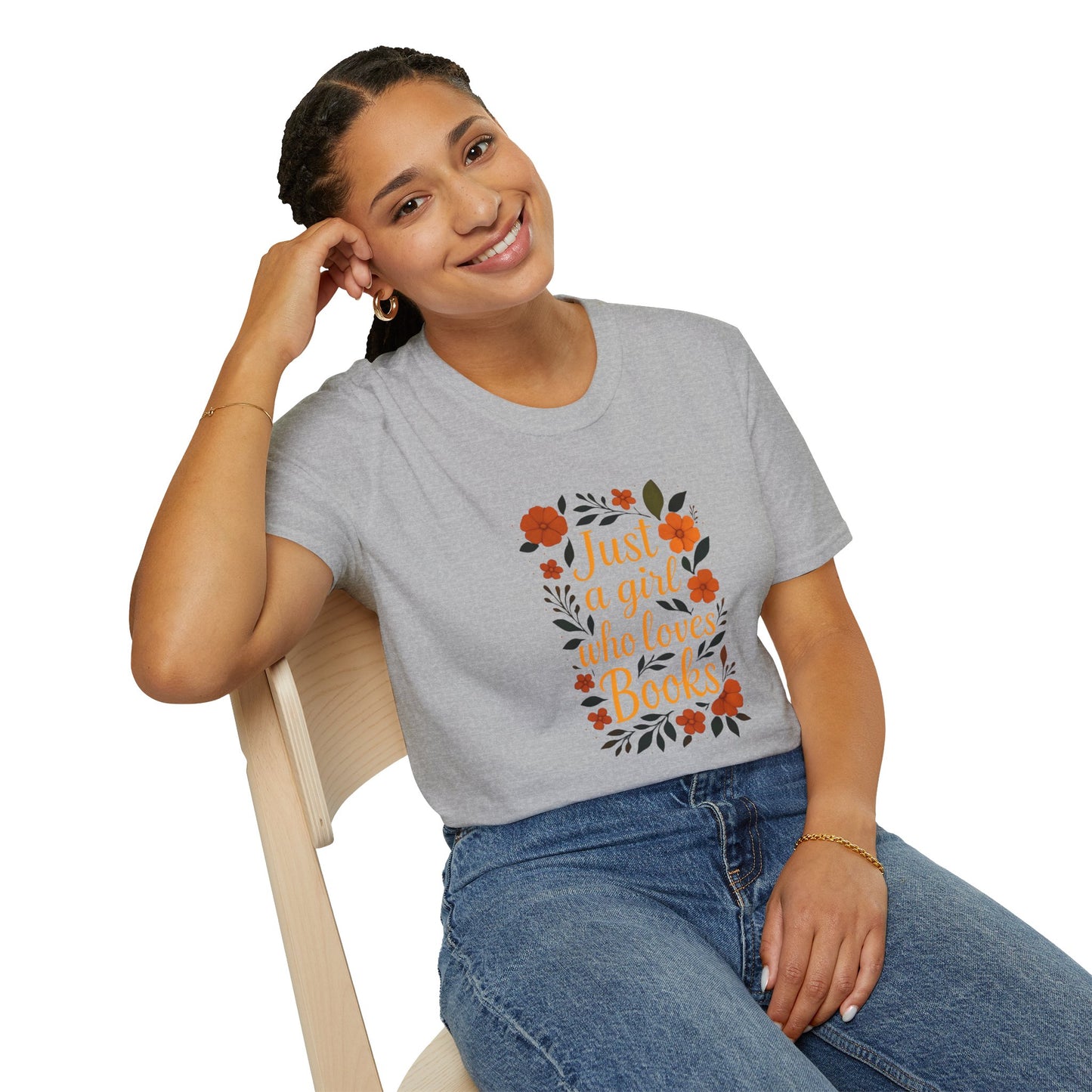 Just a Girl Who Loves Books - T-Shirt