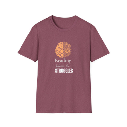Mental Health, Reading Between The Struggles - T-Shirt