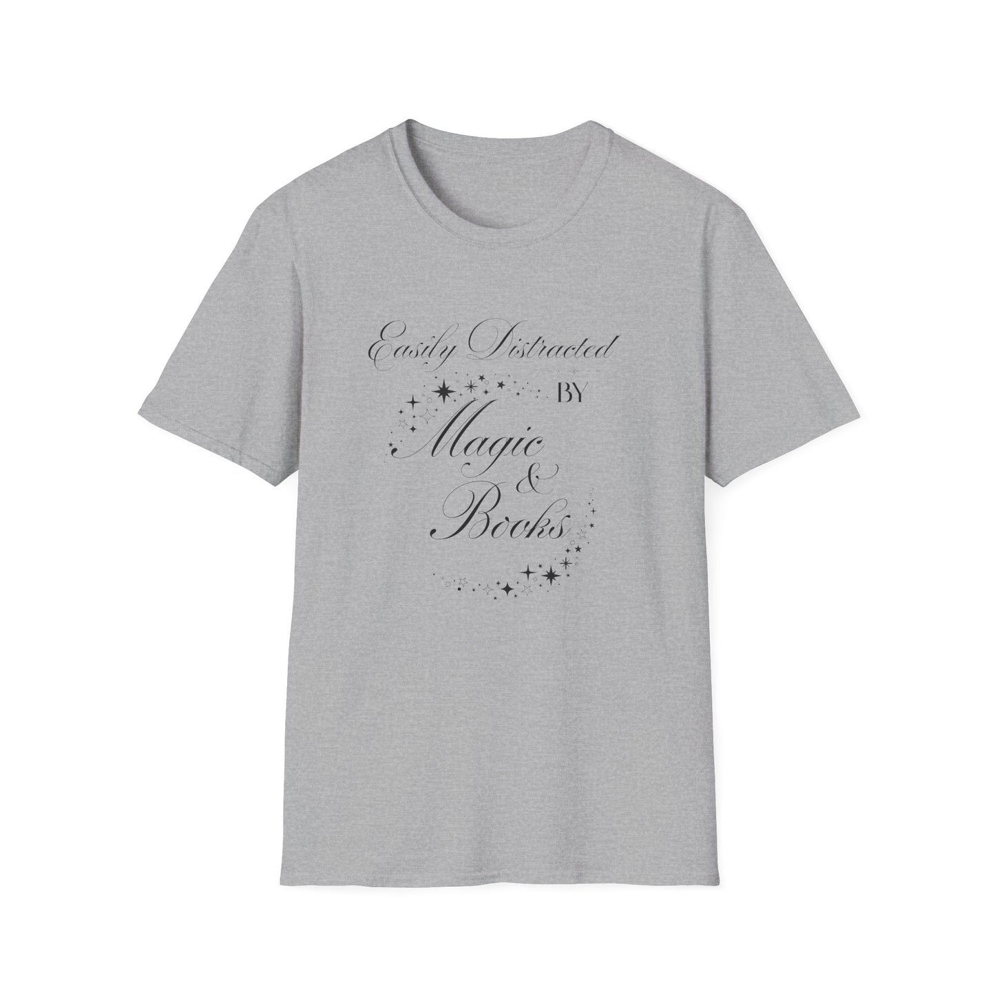 Easily Distracted By Magic & Books - T-Shirt