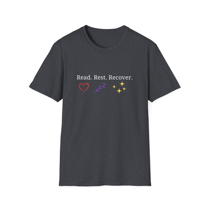 Mental Health, Read. Rest. Recover. - T-Shirt