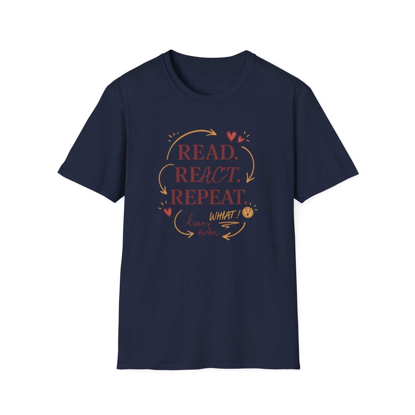 Read, React, Repeat - T-Shirt