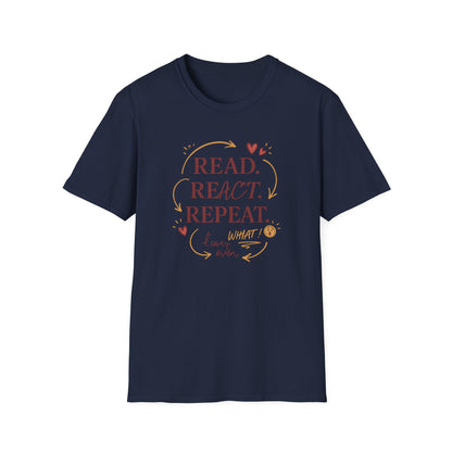 Read, React, Repeat - T-Shirt