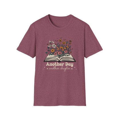 Floral Another Day, Another Chapter - T-Shirt