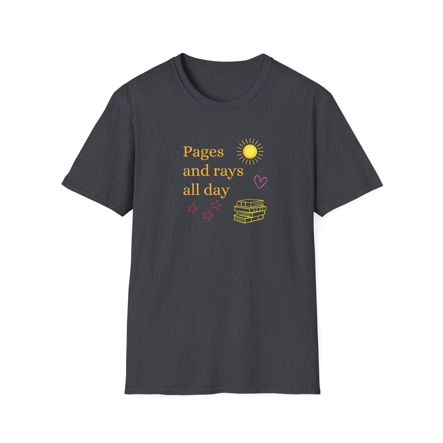 Pages And Rays All Day- T-Shirt