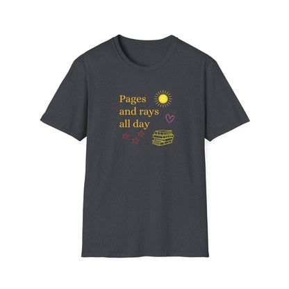 Pages And Rays All Day- T-Shirt