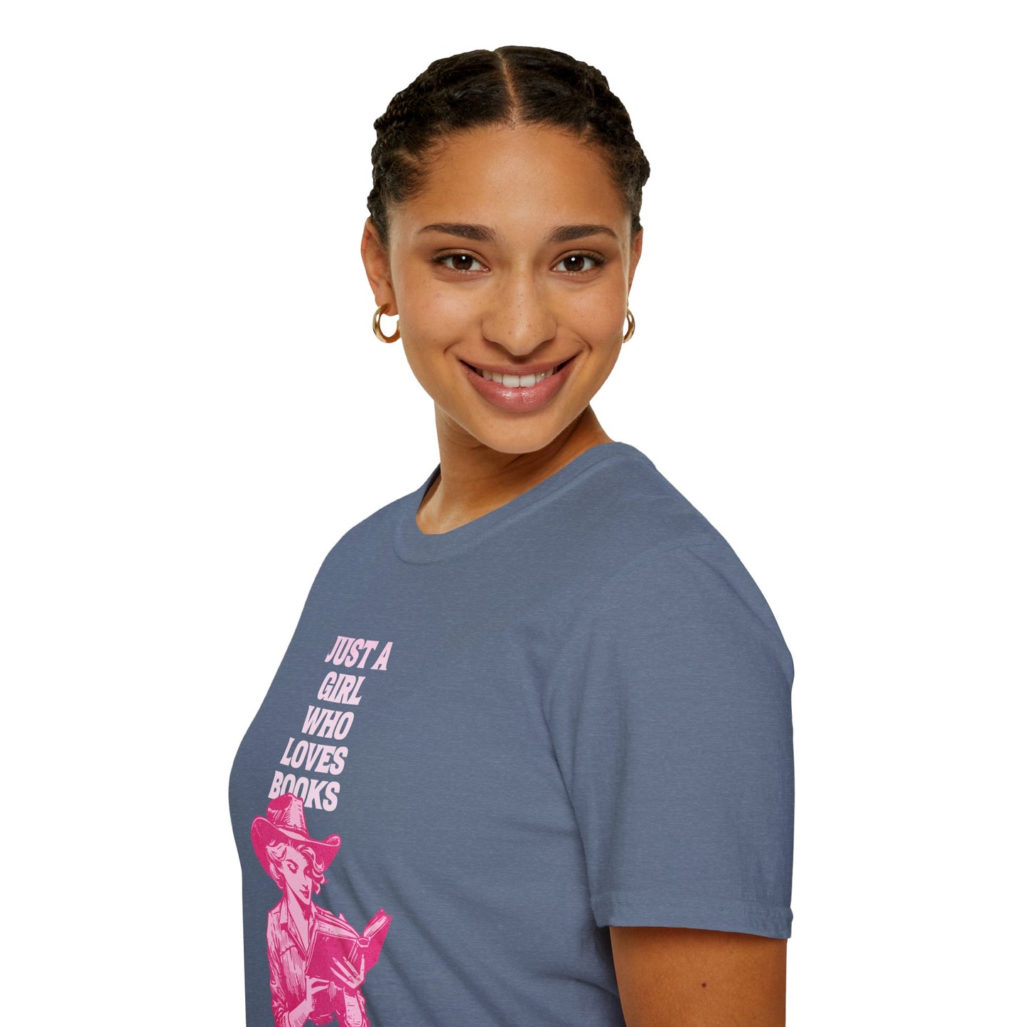 Just A Girl Who Loves Books - Cowgirl T-Shirt