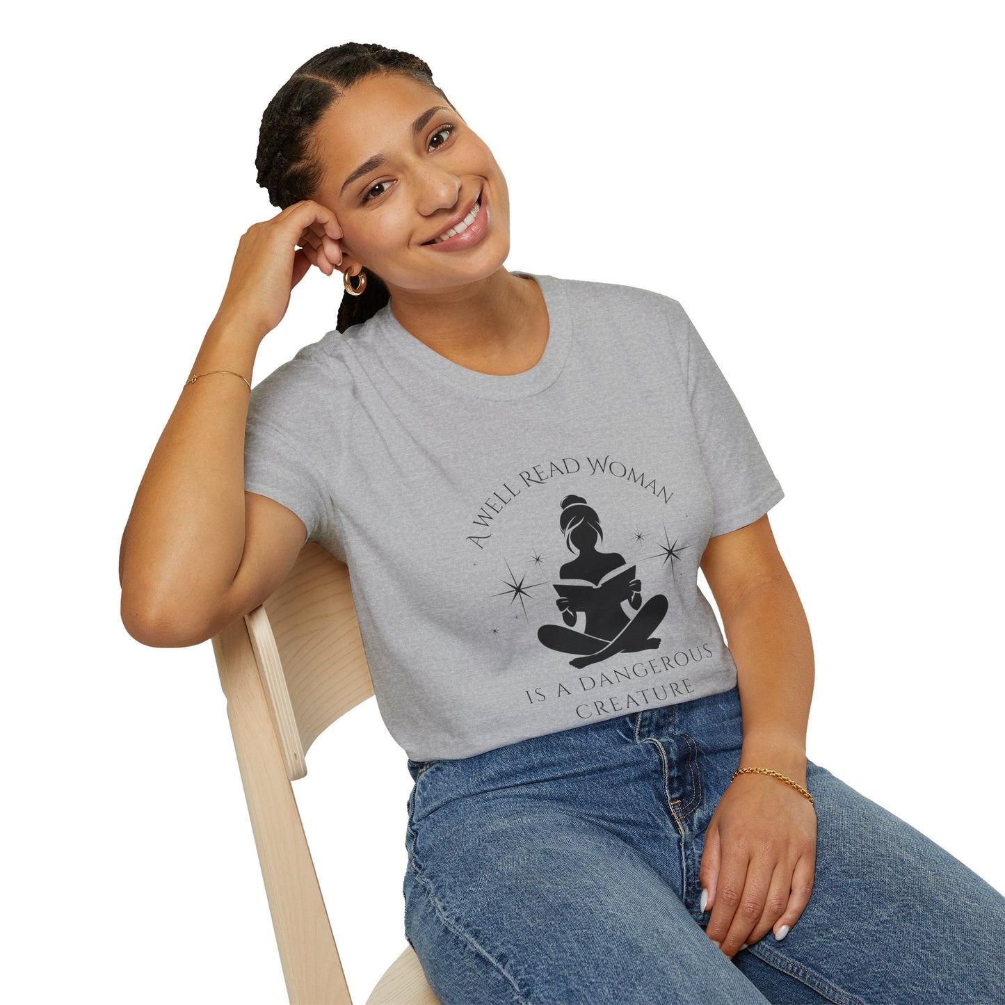 A Well Read Woman, is a Dangerous Creature - T-Shirt