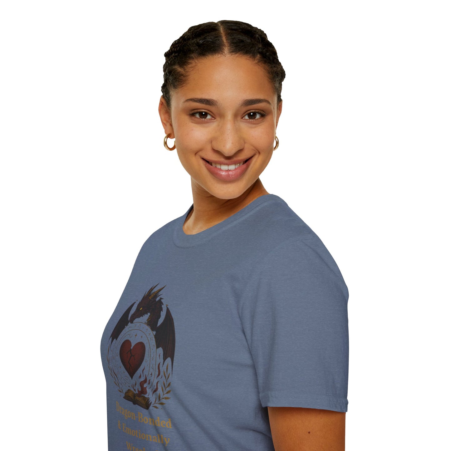 Romantasy Dragon Bonded and Emotionally Wrecked - T-Shirt