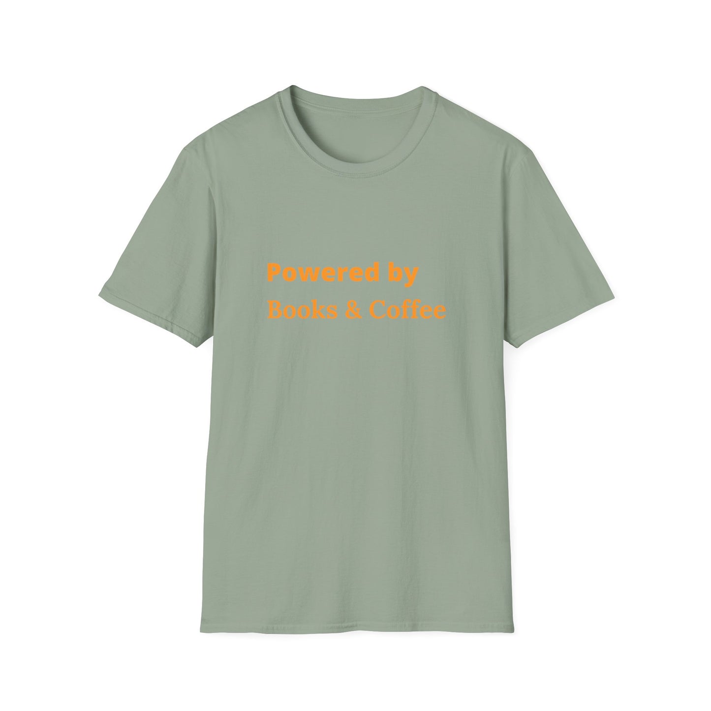 Powered By Books & Coffee - T-Shirt