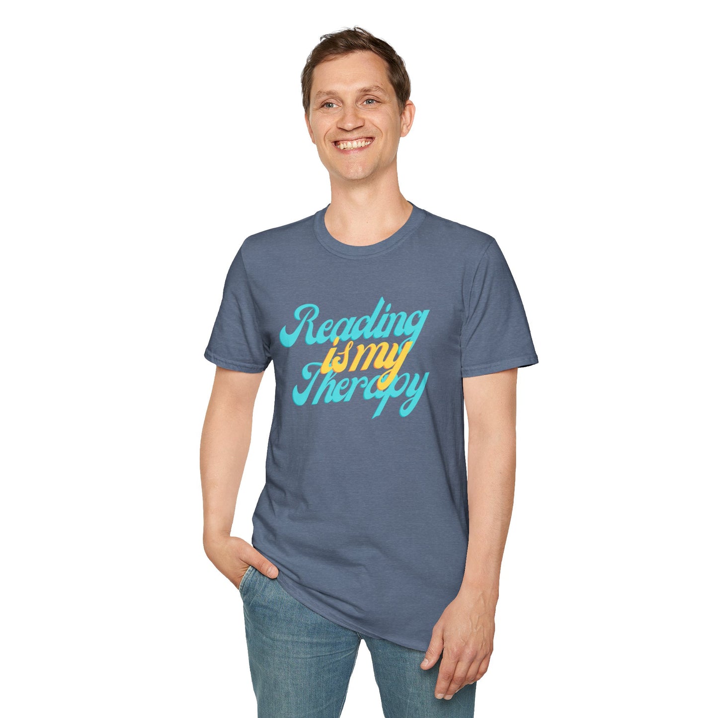 Mental Health, Reading Is My Therapy - T-Shirt