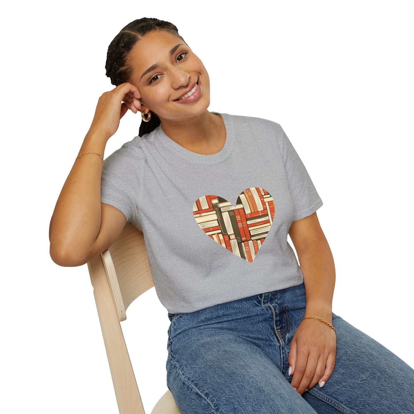 Heart Made of Books - T-Shirt
