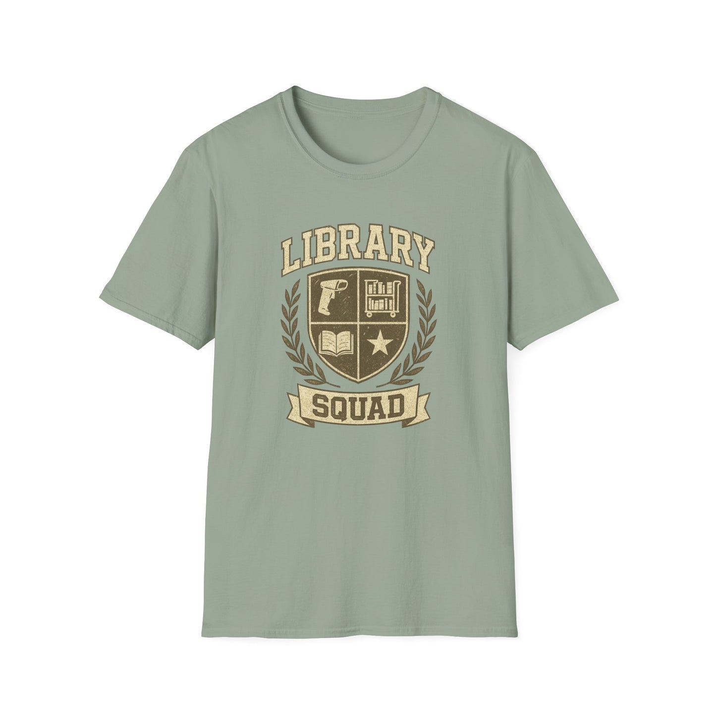 Library Squad Crest  - T-Shirt