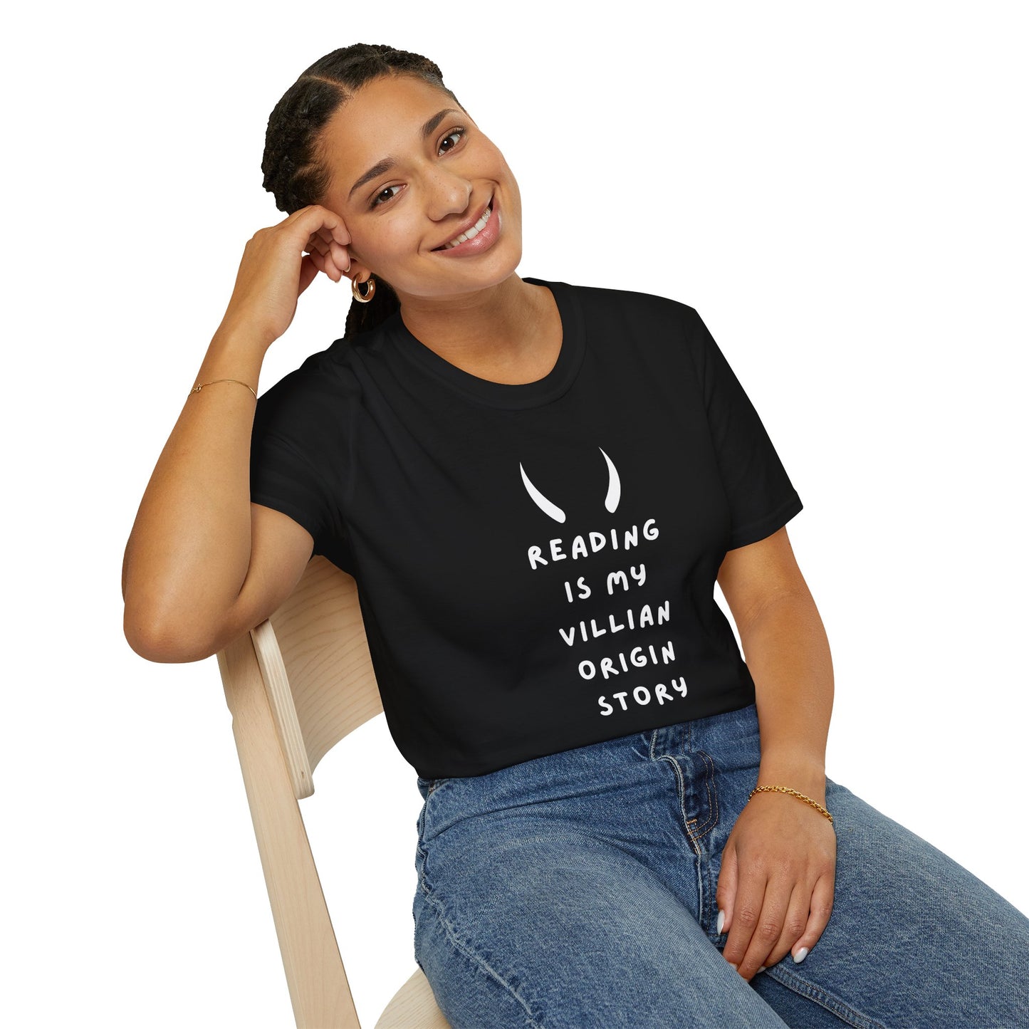 Reading My Villain Origin Story  - T-Shirt