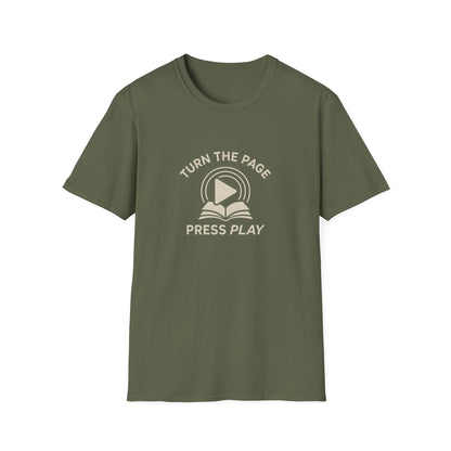 Turn The Page, Press Play - T-Shirt