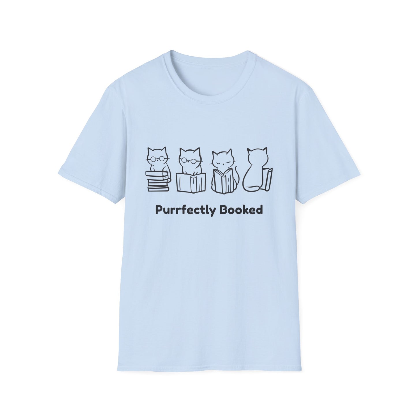 Purrfectly Booked, Cats - T-Shirt