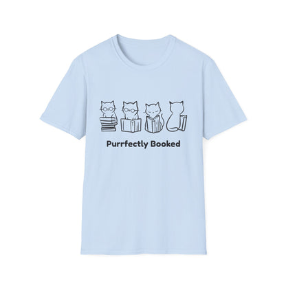 Purrfectly Booked, Cats - T-Shirt