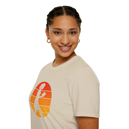 Retro Reading at Sunset - T-Shirt
