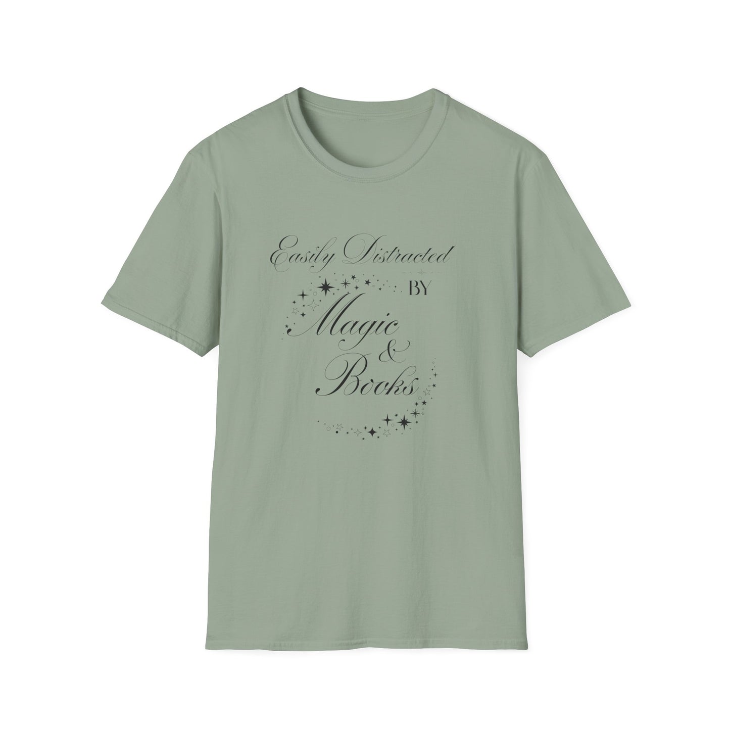 Easily Distracted By Magic & Books - T-Shirt
