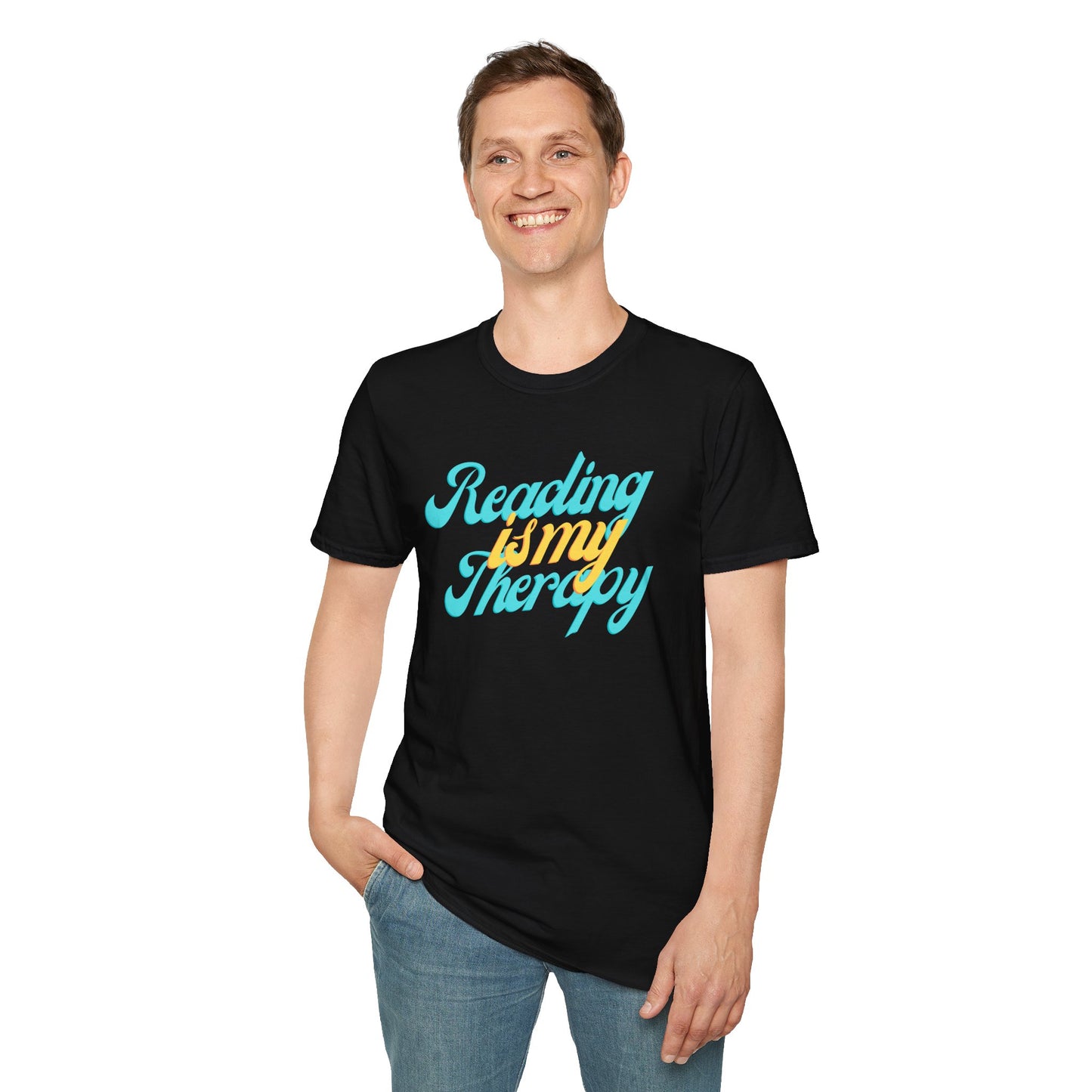 Mental Health, Reading Is My Therapy - T-Shirt