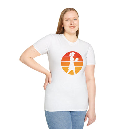 Retro Reading at Sunset - T-Shirt