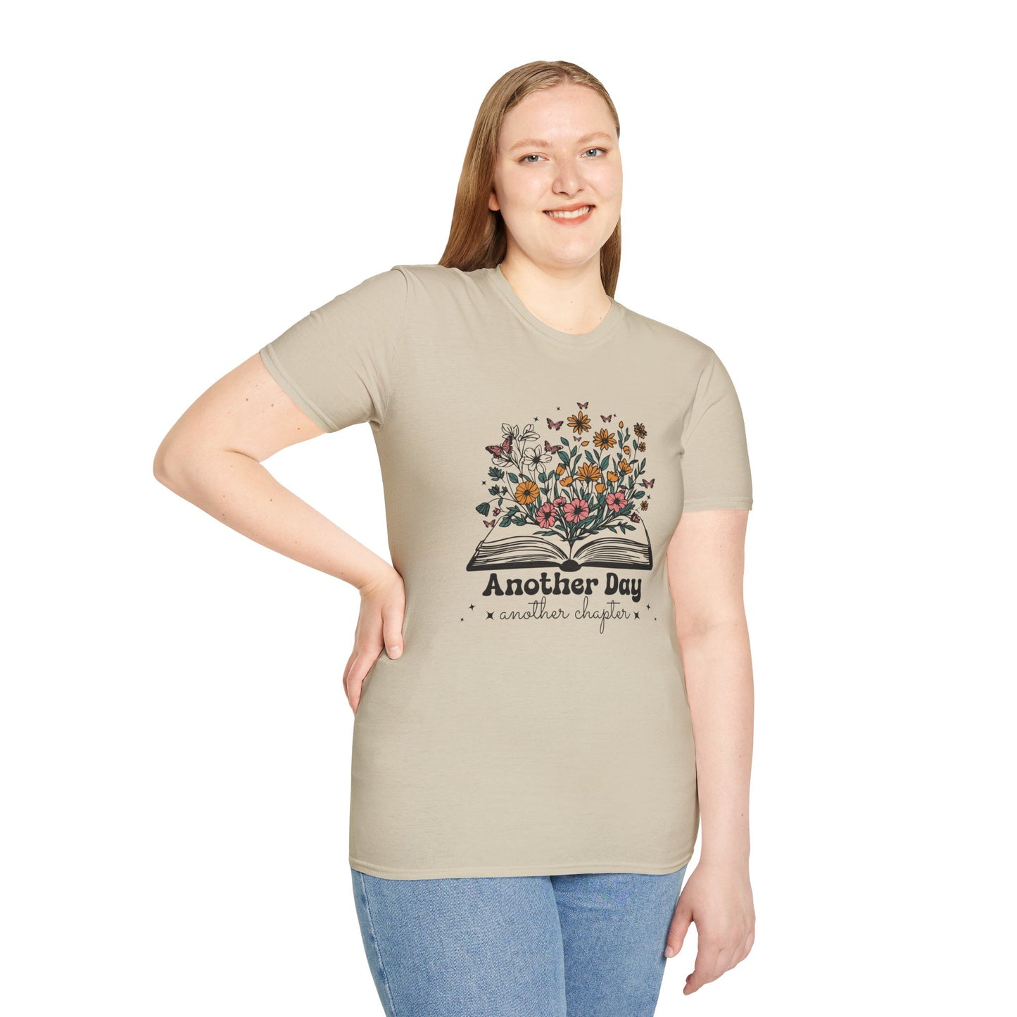 Floral Another Day, Another Chapter - T-Shirt