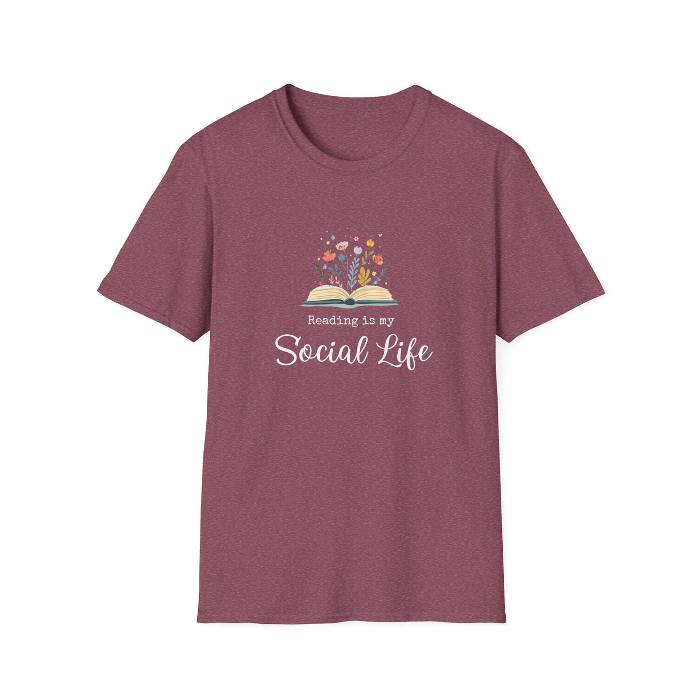 Reading is My Social Life - T-Shirt