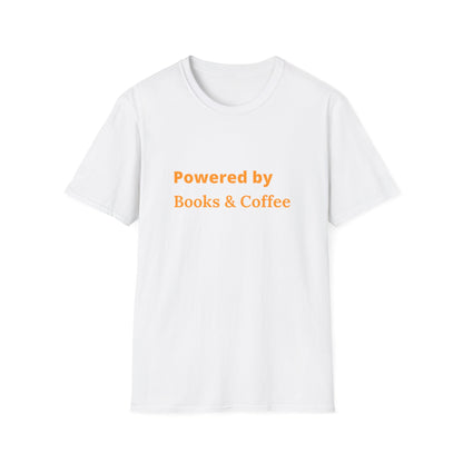Powered By Books & Coffee - T-Shirt