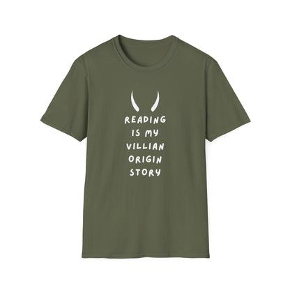 Reading My Villain Origin Story  - T-Shirt