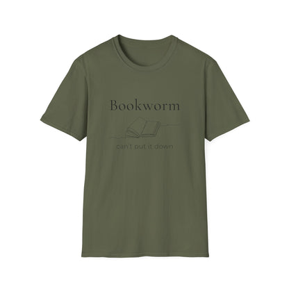 Bookworm, Can't Put It Down - T-Shirt