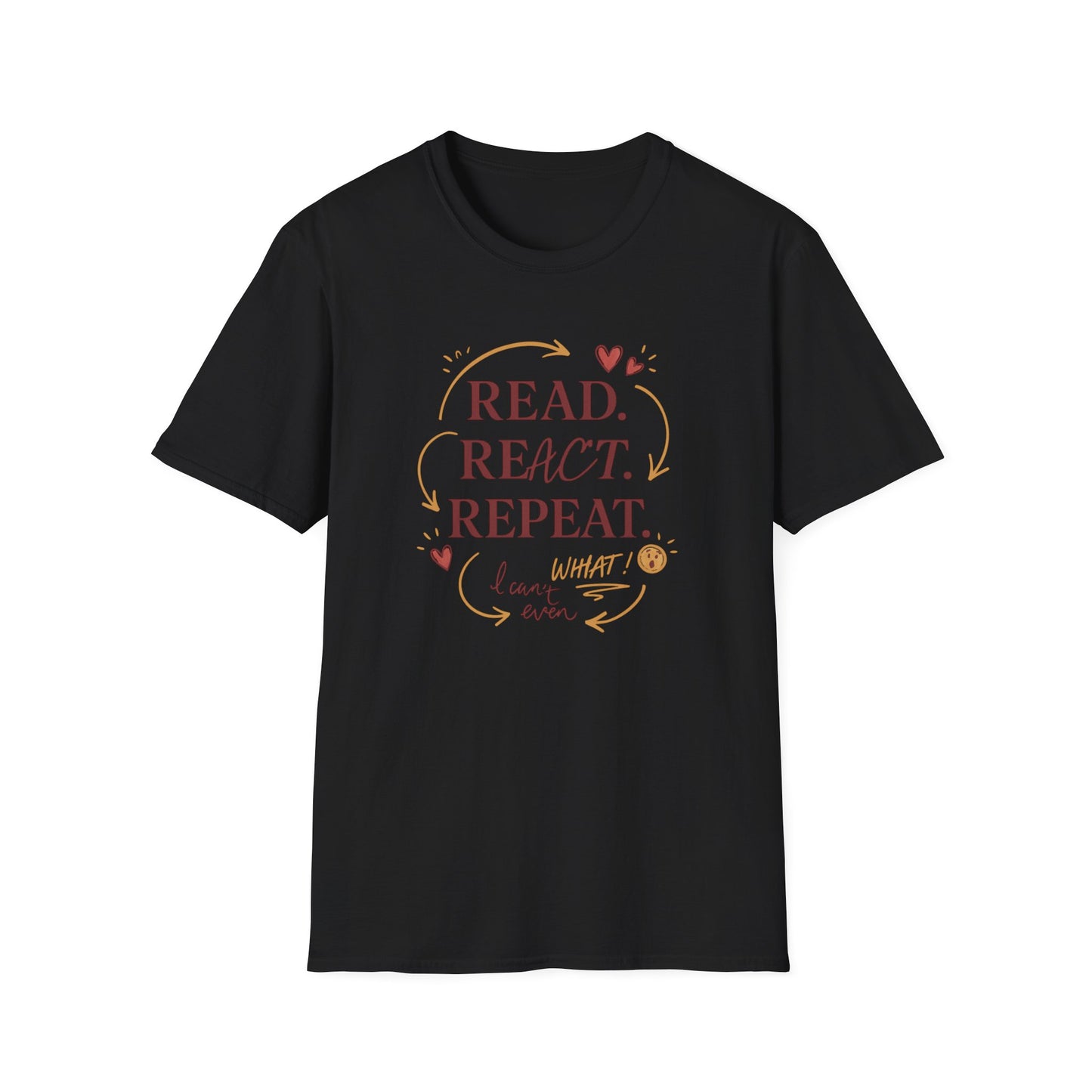 Read, React, Repeat - T-Shirt