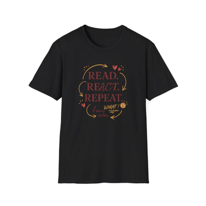Read, React, Repeat - T-Shirt