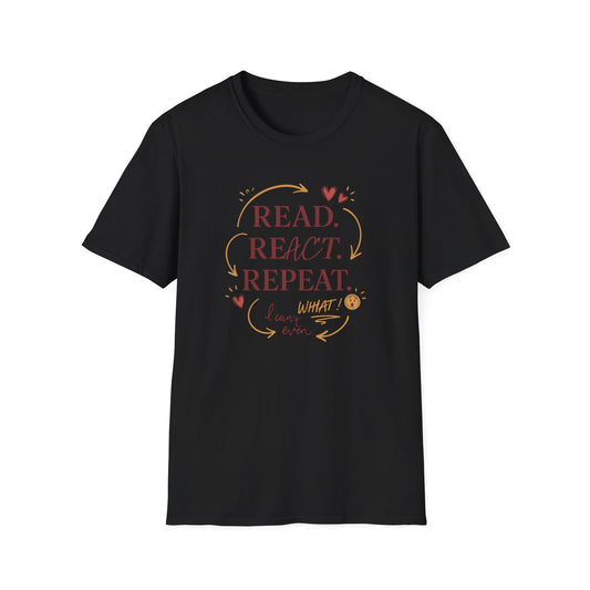 Read, React, Repeat - T-Shirt