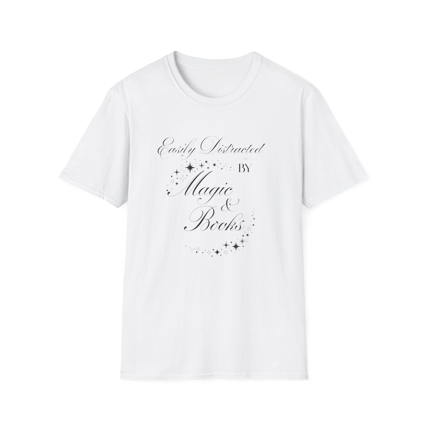 Easily Distracted By Magic & Books - T-Shirt