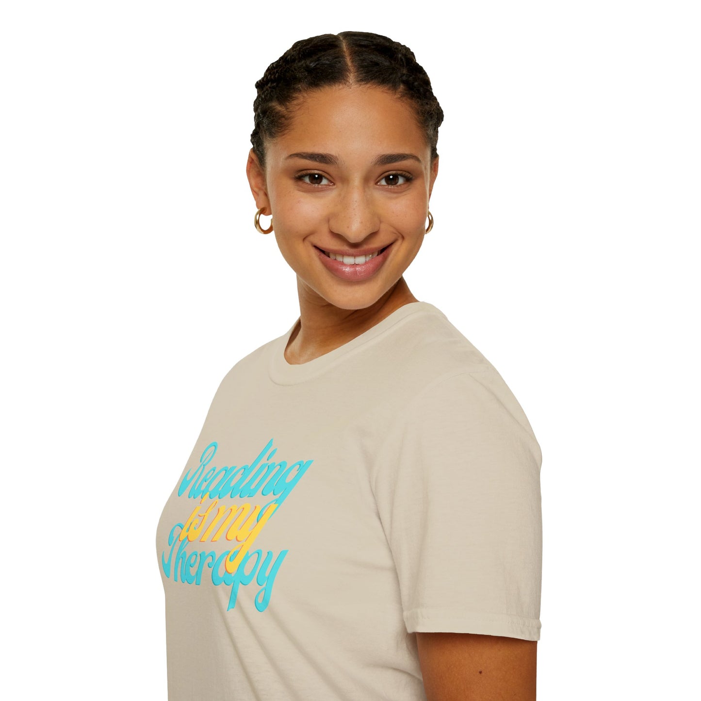 Mental Health, Reading Is My Therapy - T-Shirt