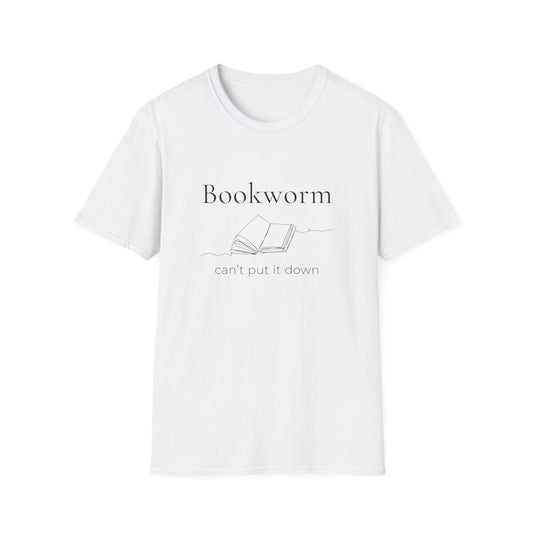 Bookworm, Can't Put It Down - T-Shirt