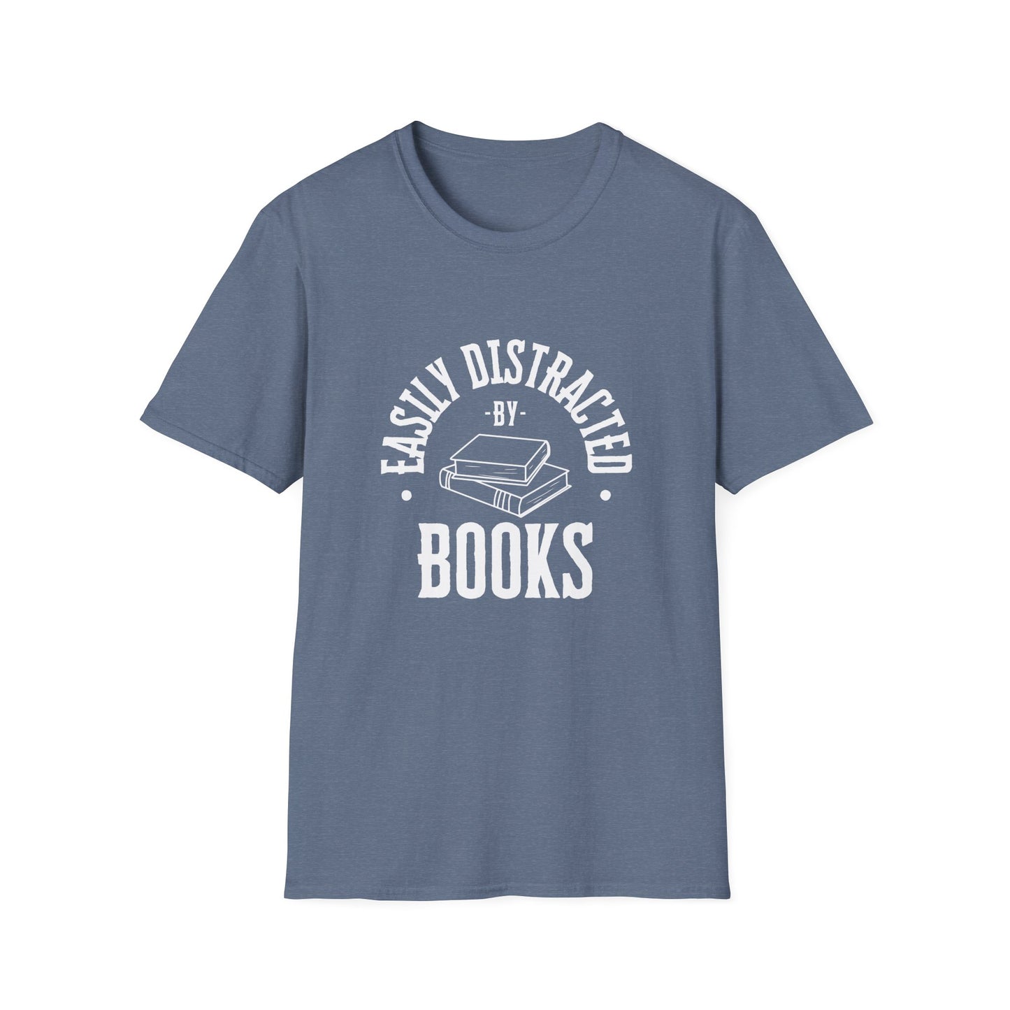 Easily Distracted By Books - T-Shirt