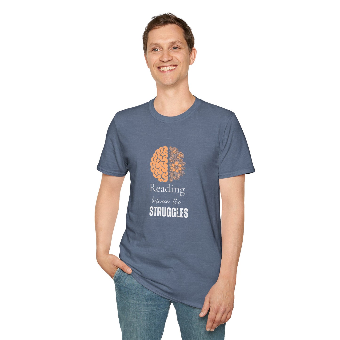 Mental Health, Reading Between The Struggles - T-Shirt