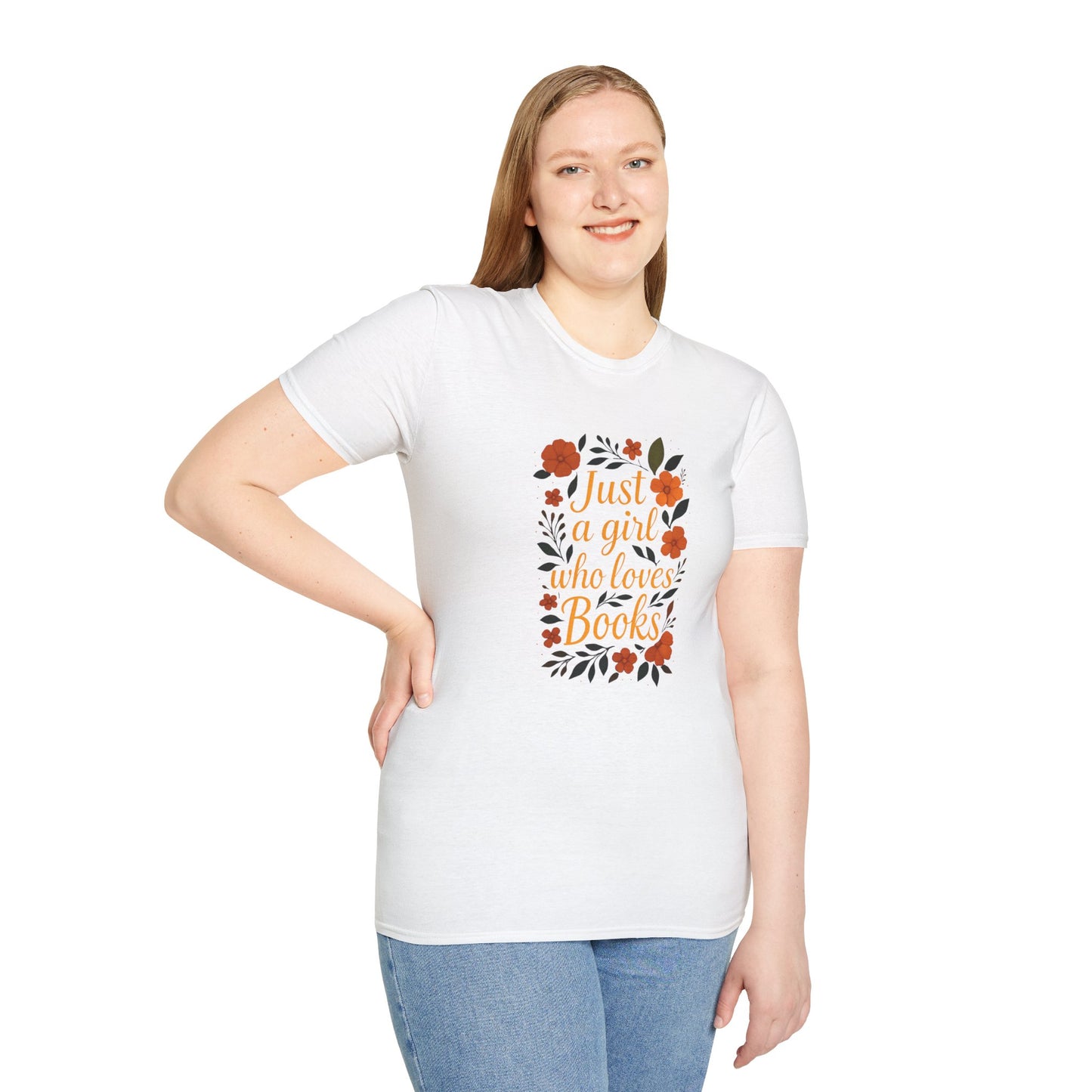 Just a Girl Who Loves Books - T-Shirt