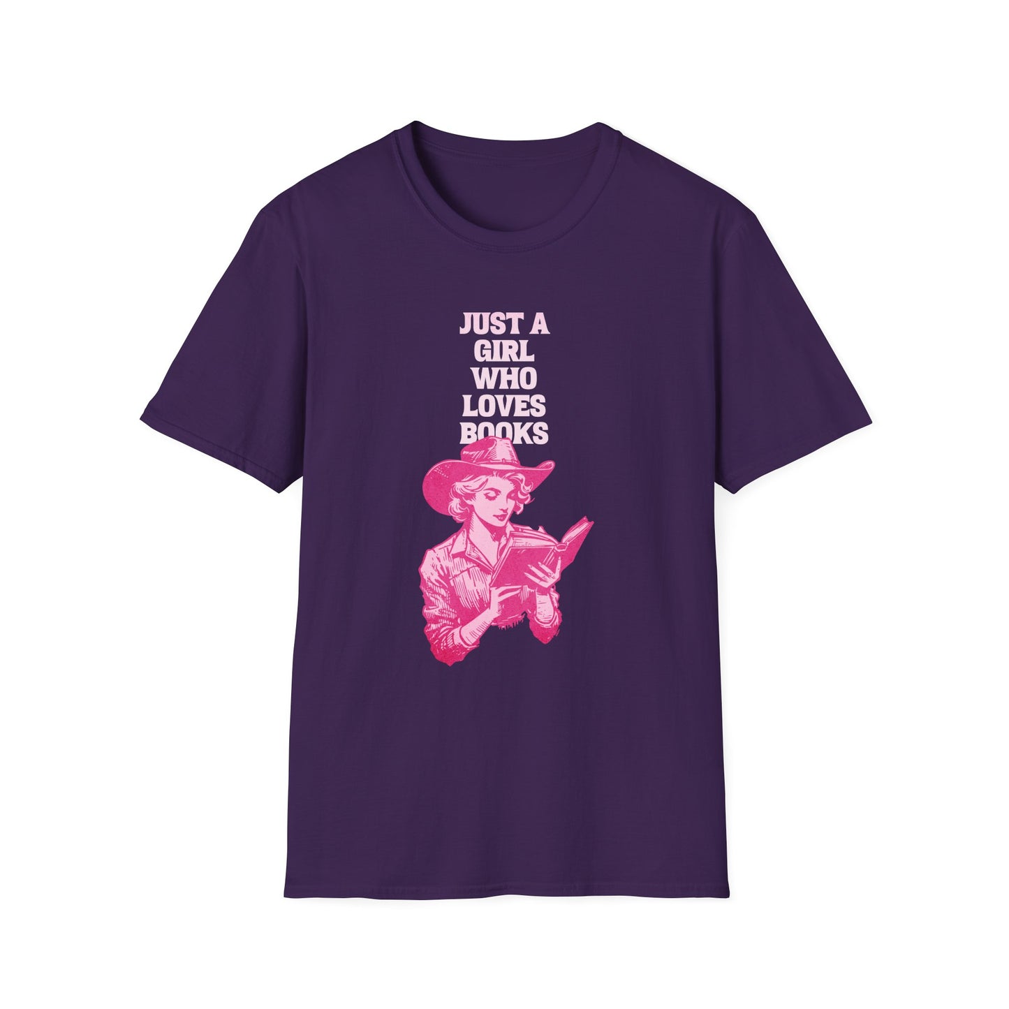 Just A Girl Who Loves Books - Cowgirl T-Shirt