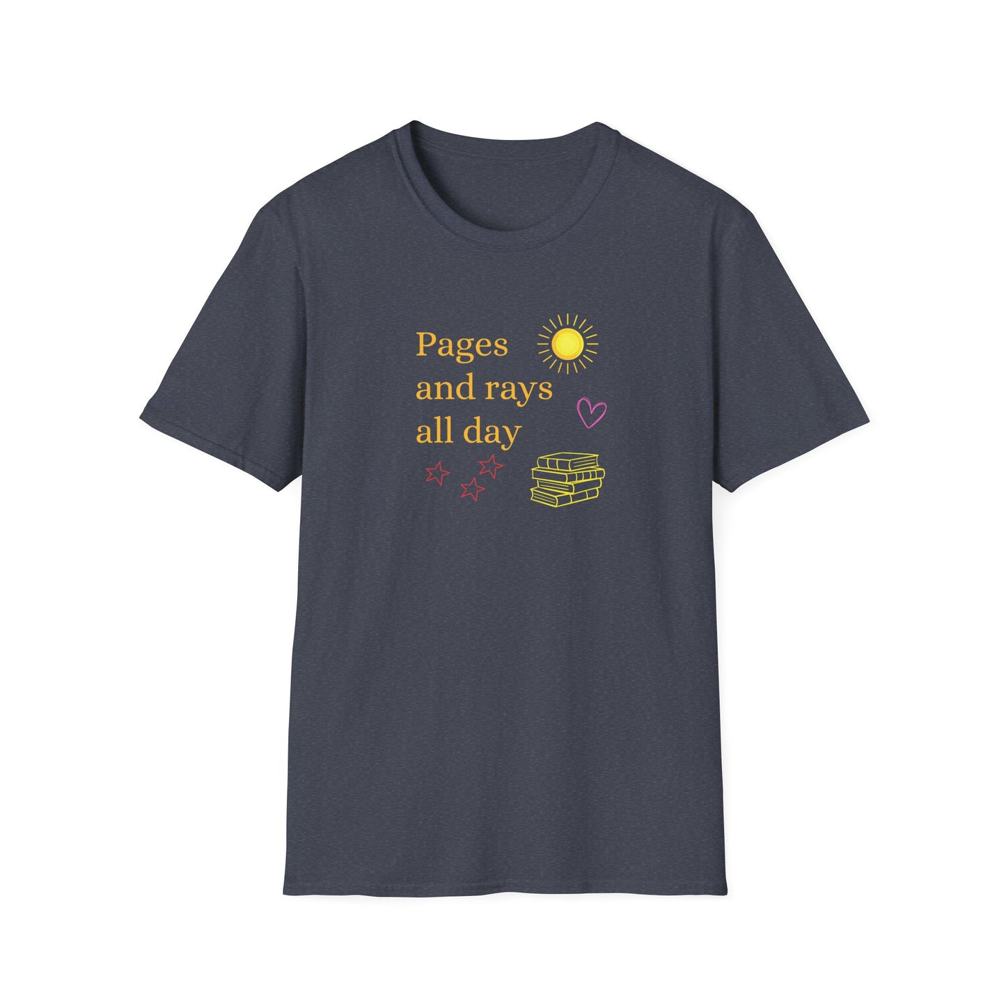Pages And Rays All Day- T-Shirt