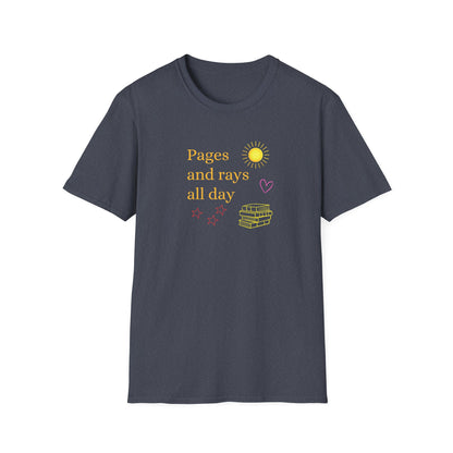 Pages And Rays All Day- T-Shirt