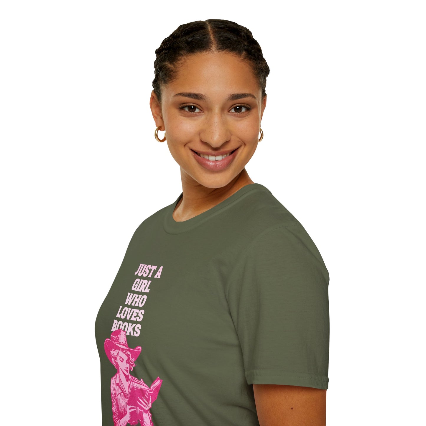 Just A Girl Who Loves Books - Cowgirl T-Shirt