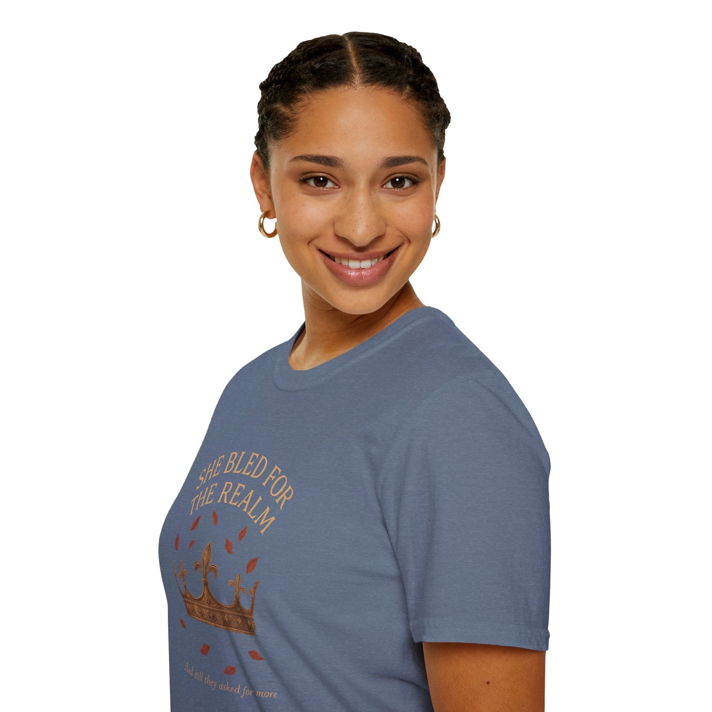 Romantasy She Bled For The Realm - T-Shirt