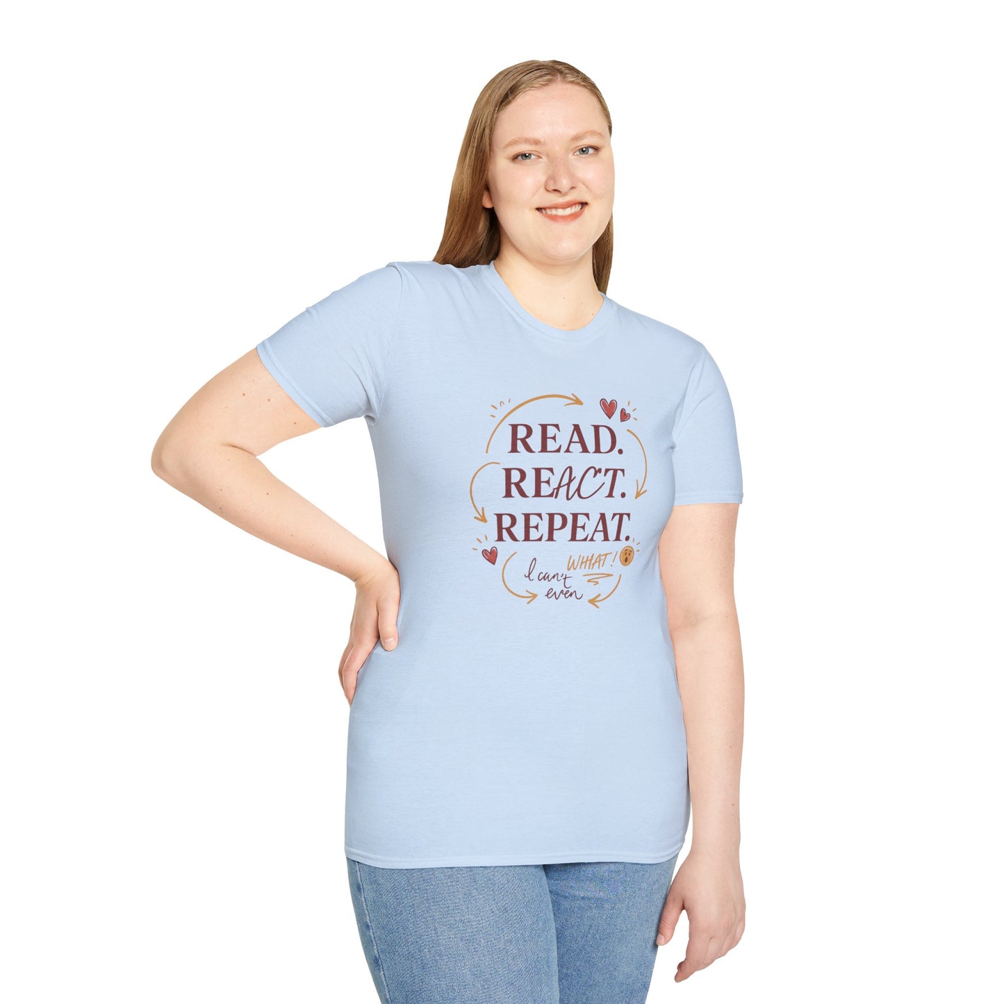 Read, React, Repeat - T-Shirt
